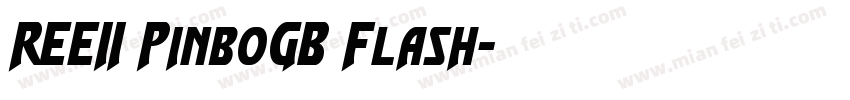 REEII PinboGB Flash字体转换